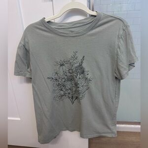 LG Doe Gray Cotton T-Shirt